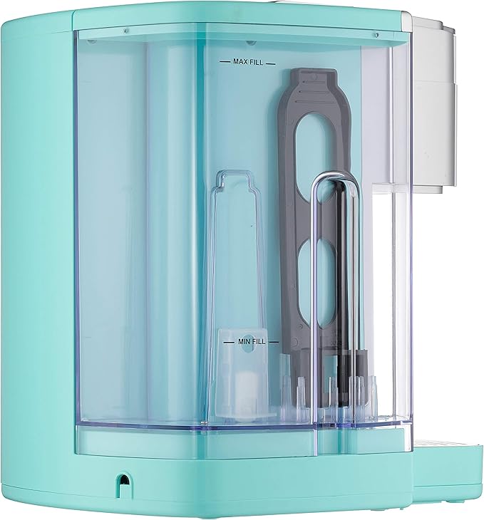 Cuisinart Coffee Maker Single Serve 72-Ounce Reservoir Coffee Machine Programmable Brewing &amp Hot Water Dispenser Stainless Steel Robins Egg Blue