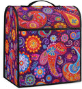 cfpolar Kitchen Aid Mixer Cover Compatible with 6-8 Quarts Mandala Paisley Flower Stand Mixer Cover Kitchen Aid Mixers Accessories Appliance Organizer Bag Dust Covers with Zipper Pocket