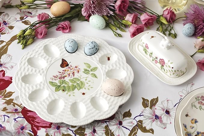 Lenox 893457 Butterfly Meadow Egg Tray Easter Serveware