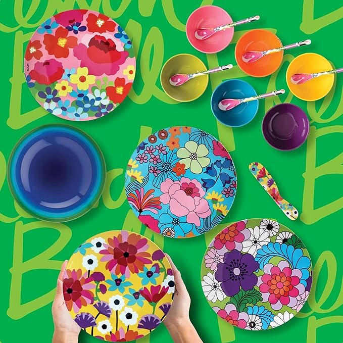 French Bull 12-Piece Dinnerware Set - Garden FloralMedium