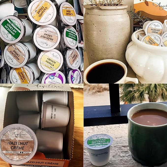 Angelino's Coffee 96 Count Compatible with Keurig 2.0 K-Cup Brewers (Flavored Variety 96 Count)