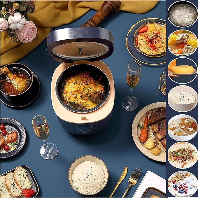 Rice Cooker/Multi-Function steamable Mini Household Small Smart Rice Cooker Dormitory Family of Three 2L Rice Cooker (A) ()