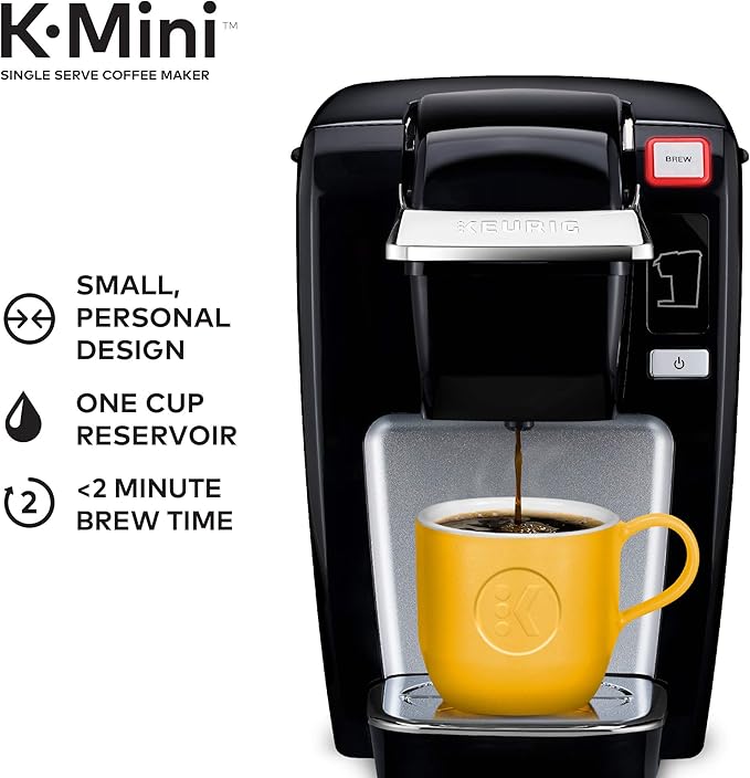 Keurig K-Mini K15 Single Serve K-Cup Pod Coffee Maker Black