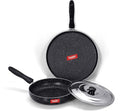 Sumeet NonStick Sparkle Induction Cookware Set of 2 Pcs (Tawa - 26.5Cm Fry Pan - 22Cm - 1.3Ltr)