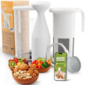 Vegan Milker MLSI - Plant Milk Maker for Homemade Nutmilk Almond &amp More - Interchangeable Discs for Custom Emulsion &amp Creaminess 1 Liter in 1 Minute - Recipe eBook