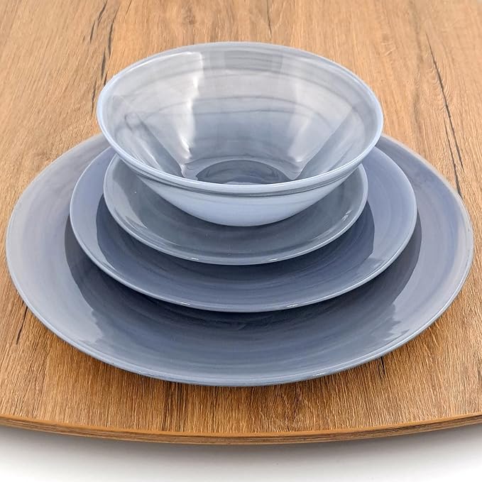 NUAGE 16PC Dinnerware Set Graphite