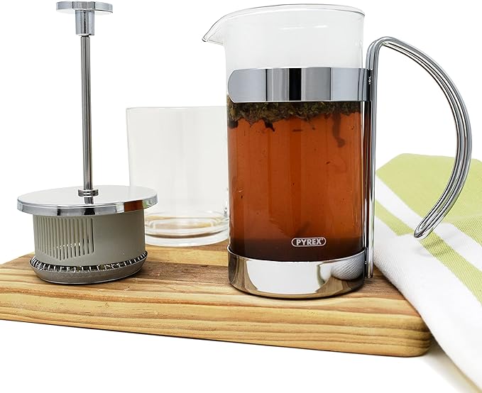 Norpro 5581 Glass/Chrome Coffee/Tea Press 2 Cup