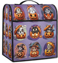 cfpolar Kitchen Aid Mixer Cover Compatible with 6-8 Quarts Halloween Ghost Monster Skull Pumpkin Stand Mixer Cover Kitchen Aid Mixers Accessories Appliance Organizer Bag Dust Covers with Zipper Pocket