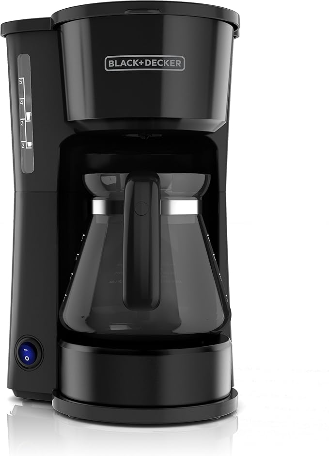BLACK+DECKER CM0755BZ 4-in-1 5-Cup* Station Coffeemaker Black 5 Cup