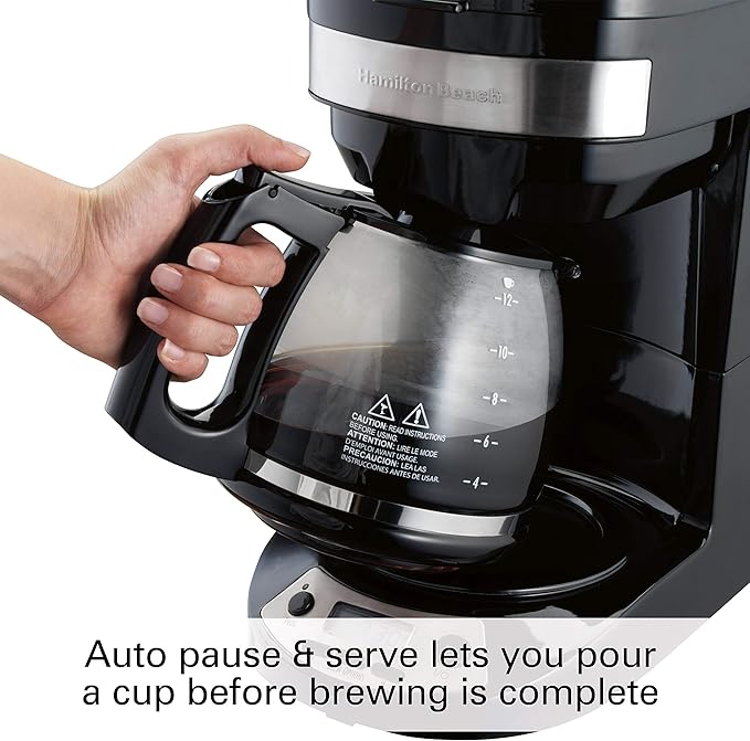 Hamilton Beach 46299 Programmable Coffee Maker Black (Renewed)