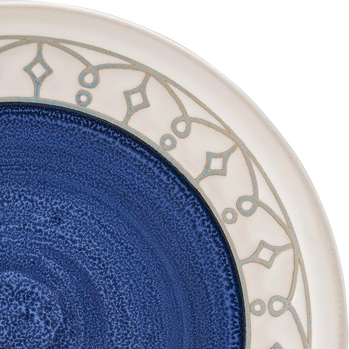 Pfaltzgraff Remi Blue 16 Piece Dinnerware Set Service for 4