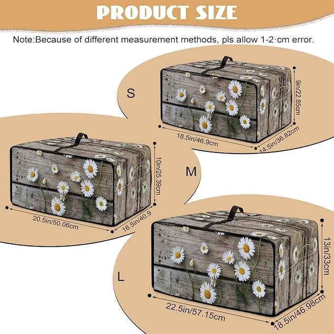 Doojoayie Daisy Print Dust Cover for Toaster Oven 6 Slice Toaster Cover Waterproof Small Appliance Covers Stain Resistant &amp Dustproof Kitchen Appliance Protector