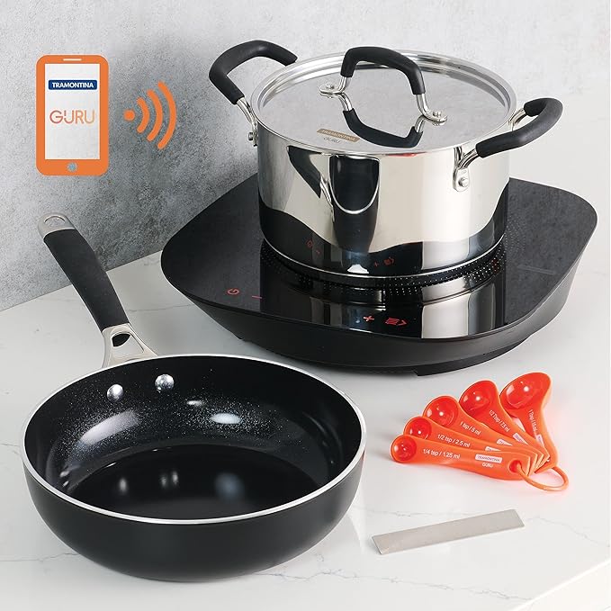 Tramontina Guru Smart Induction Cooktop Starter Set 81502/000DS