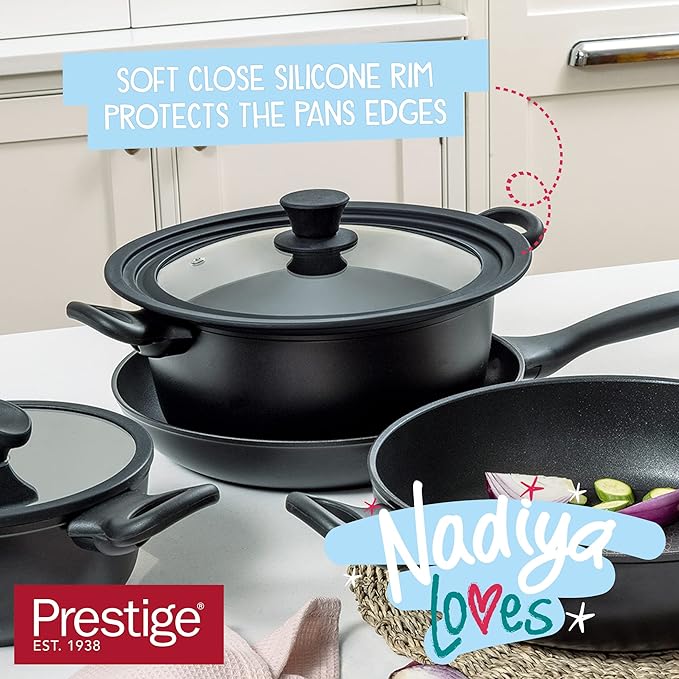 Nadiya x Prestige Nesting Cookware Set 4 Piece