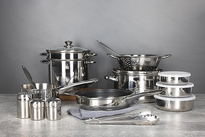 Renberg Luca RB Cookware Set 18 Pieces