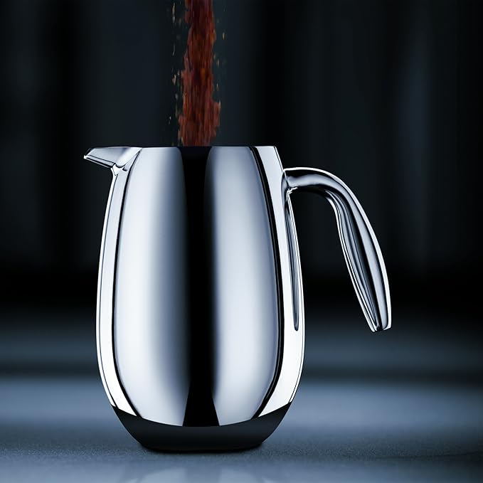 Bodum 51 oz Columbia Thermal French Press Coffee Maker Insulated Double Wall Stainless Steel Chrome