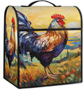 cfpolar Kitchen Aid Mixer Cover Compatible with 6-8 Quarts Starry Sky Cock Flower Stand Mixer Cover Kitchen Aid Mixers Accessories Appliance Organizer Bag Dust Covers with Zipper Pocket