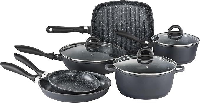 Cuisine::pro Stone Cookware Set Non-Stick Toxin-Free 9 Piece