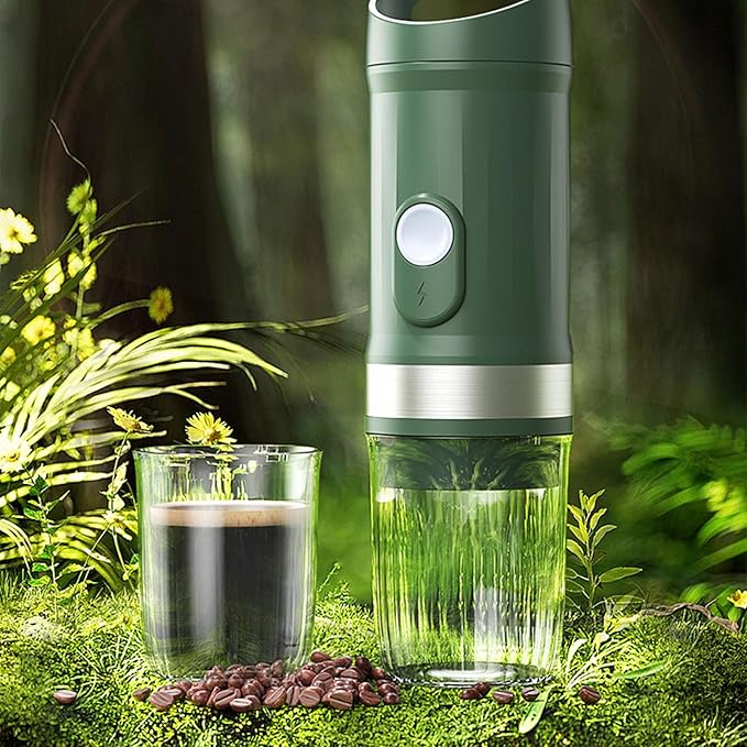 Portable Espresso Machines Rechargeable Electric Coffee Machines For Capsuled Ground Coffee For Car Camping Travelling