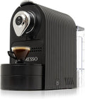 Mixpresso Black Espresso Coffee Machine – Compact 1400W Single Serve Coffee Maker Compatible with Nespresso OriginalLine Capsules One-Touch Operation 19-Bar Italian Pump 27oz Water Tank
