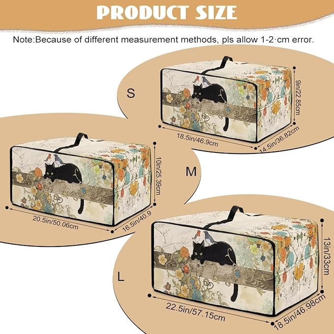Doojoayie Black Cat Coffee Appliance Dust Cover 6 Slice Toaster Cover Small Appliance Dust Protector for Toaster Oven/Bread Making Machine/Air Fryer