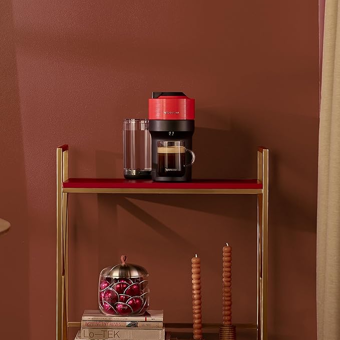 Nespresso Vertuo Pop+ Coffee and Espresso Maker by Breville Spicy Red (Renewed)