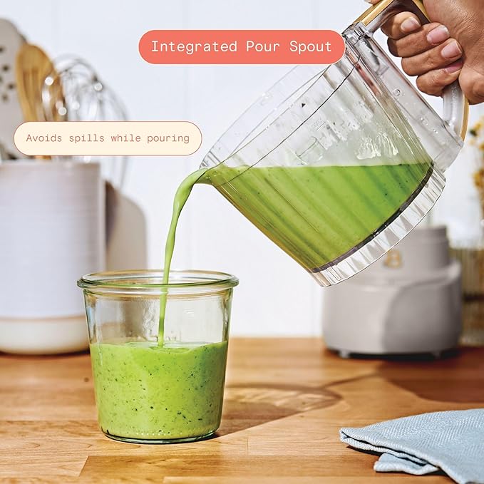 Countertop Blender with 48 oz Multiple Speeds and Pulse Function for Smoothies Frozen Drinks &amp More