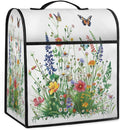 cfpolar Kitchen Aid Mixer Cover Compatible with 6-8 Quarts Spring Flower Butterfly Floral Stand Mixer Cover Kitchen Aid Mixers Accessories Appliance Organizer Bag Dust Covers with Zipper Pocket