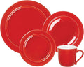 Emile Henry 4-Piece Dinnerware Set Cerise