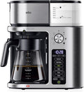Braun MultiServe Plus 10-Cup Drip Coffee Maker - Hot &amp Cold Multi-Serve Brewer with Timer and Auto Start Hot Water Dispenser Over Ice Function Stainless Steel &amp Pod-Free Design KF9370SI