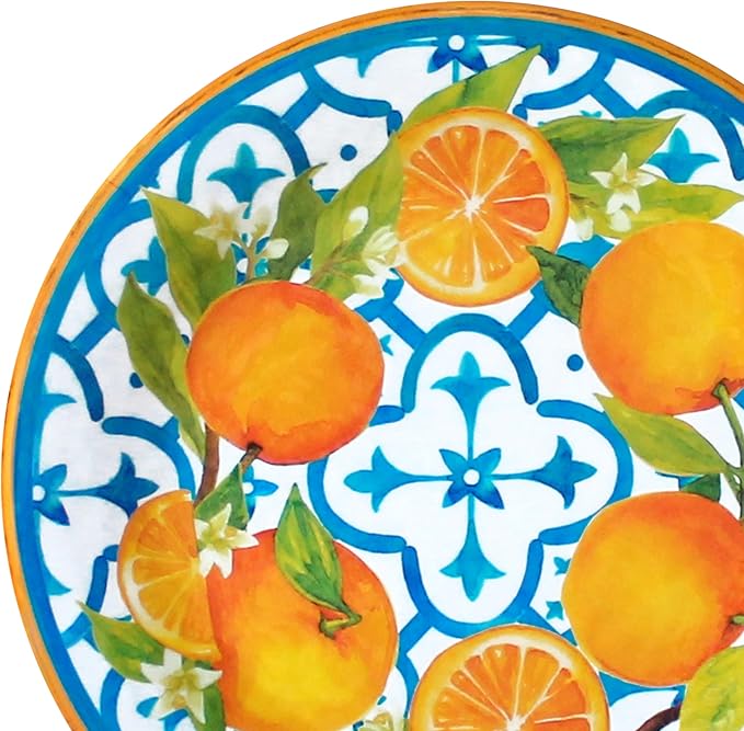 Le Cadeaux Luxury Melamine 16 Piece Dinnerwear Set Service for 4 Valencia