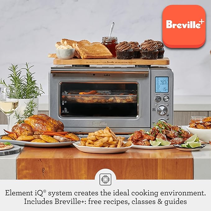 Breville BOV860BTR Smart Oven Air Fryer and Convection Oven Black Truffle