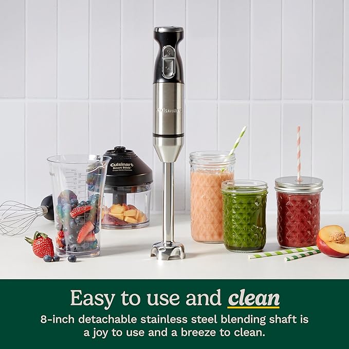 Cuisinart CSB-179 Smart Stick Variable Speed Hand Blender Stainless Steel
