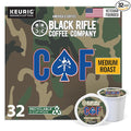 Black Rifle Coffee Company CAF 32 Count Medium Roast K Cups - Single Serve K Cups Coffee Pods - Kcup Pods Compatible with Keurig 1.0 &amp 2.0 - Made from Arabica Beans