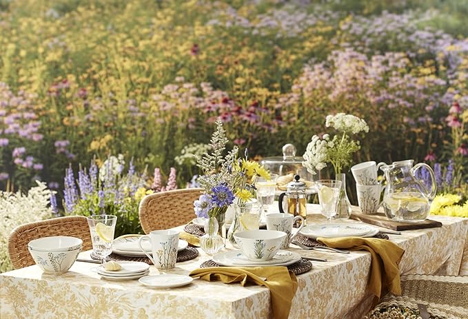 Lenox 897830 Wildflowers 16-Piece Dinnerware Set Service For 4