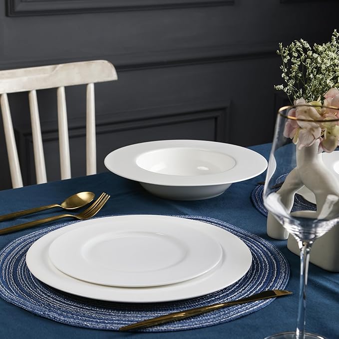 Stone Lain Sylvie 20 Pieces Bone China Dinnerware Set White
