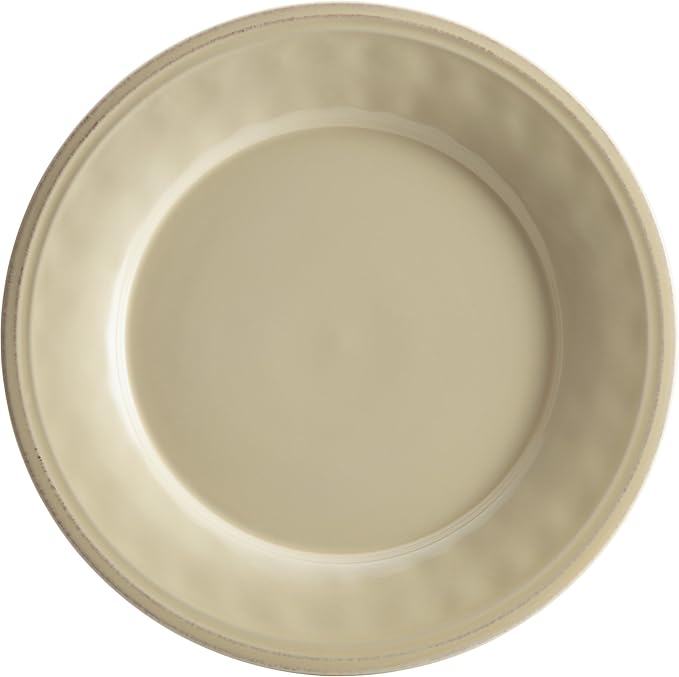 Rachael Ray Cucina Dinnerware 16-Piece Stoneware Dinnerware Set Almond Cream