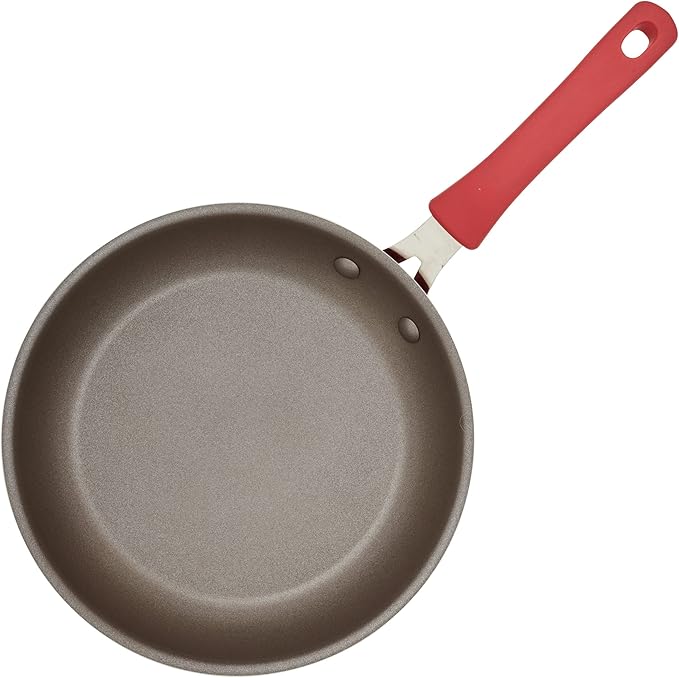Rachael Ray Cook + Create Nonstick Cookware/Pots and Pan Set 10 Piece Red