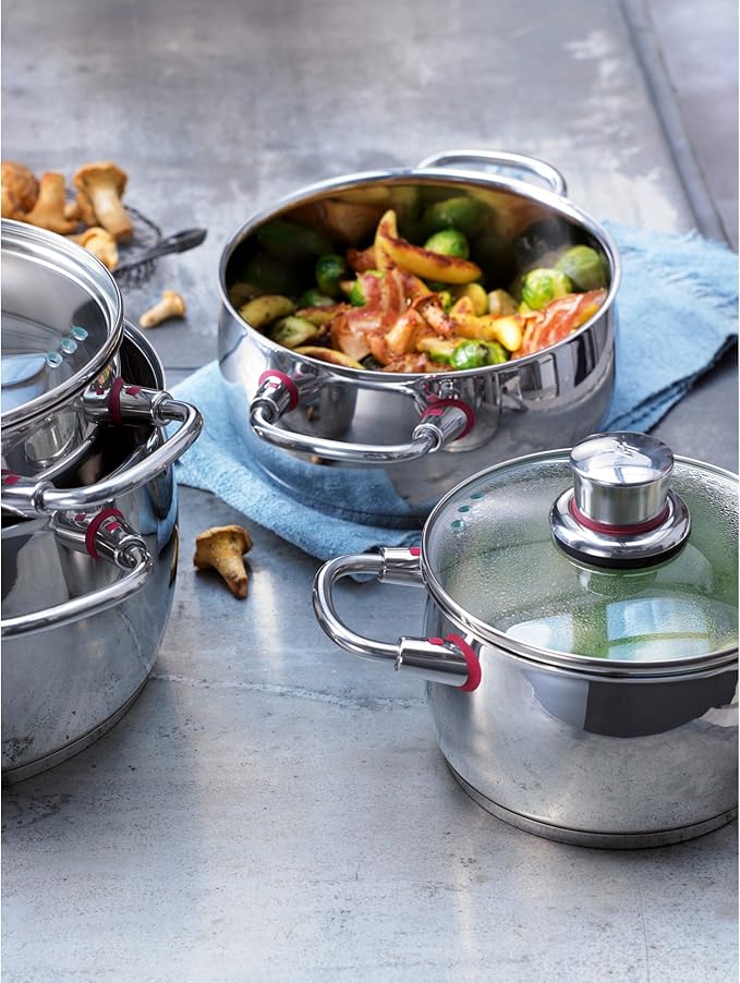 WMF 0774046380 + 0776166381 quality one service de cuisine quality one 3 pièces
