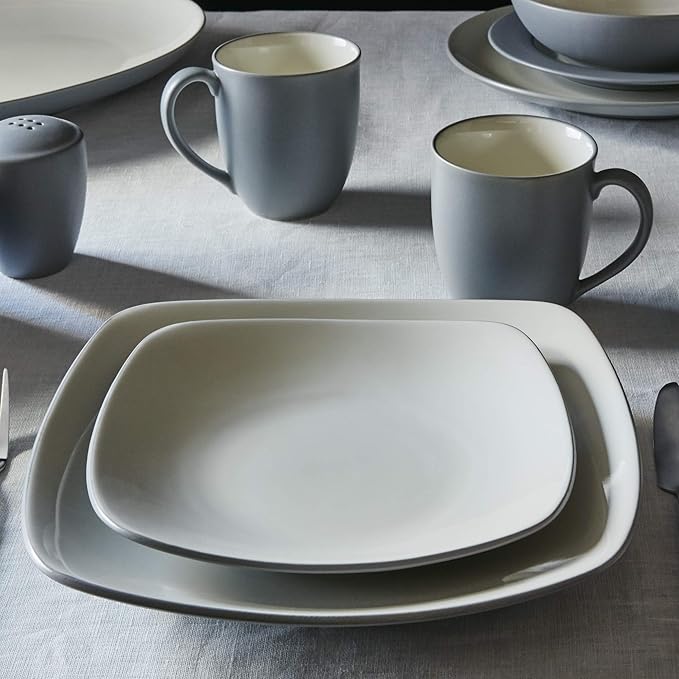 Noritake Colorwave Slate 4-Piece Square Place Setting Service for 1