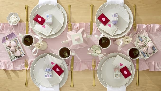 Lenox Stoneware Dinnerware Sets French Perle Scallop 12-Piece Dinnerware Set for 4 Service For 4 Dishwasher Safe Dishware White Dishes Set Stoneware Dinner Plates and Bowls Sets (White 12 Piece)