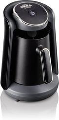 Arzum Okka Minio Automatic Turkish/Greek Coffee Machine USA 120V Ul black/Silver4 cups