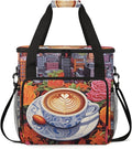 Coffee Maker Travel Bag Compatible with Keurig K-Mini K-Mini Plus or Other Accessories Portable Coffee Maker Case with Shoulder Strap for Travel(Bag Only)