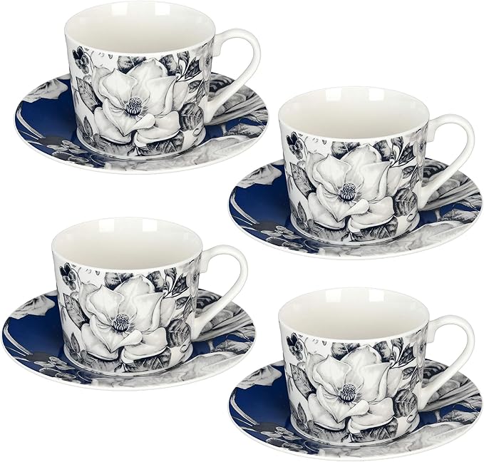 STP Porcelain J-229574 Azur de Limoges Bone China Dinnerware Set of 20 Service for 4