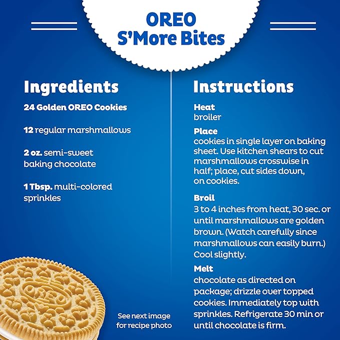 OREO Golden Sandwich Cookies 12 - 13.29 oz Packs