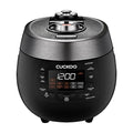 CUCKOO Twin Pressure Rice Cooker 6-Cup Uncooked / 12-Cup Cooked with Nonstick Inner Pot Versatile Rice Maker &amp Warmer with 14 Menu Options Voice Guide Auto Clean Black (CRP-RT0609FB)