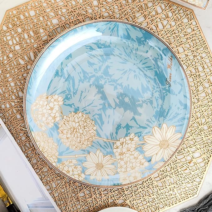 Bone China Dinner Sets Nordic Creative Phnom Penh Combination Ceramic Tableware Suit Suitable for Gifts Wedding Hotel 62 Piece