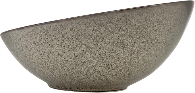 Fortessa D&ampV Ston Porcelain Dinnerware Tilt Bowl 8.5-Inch Set of 3 Mist