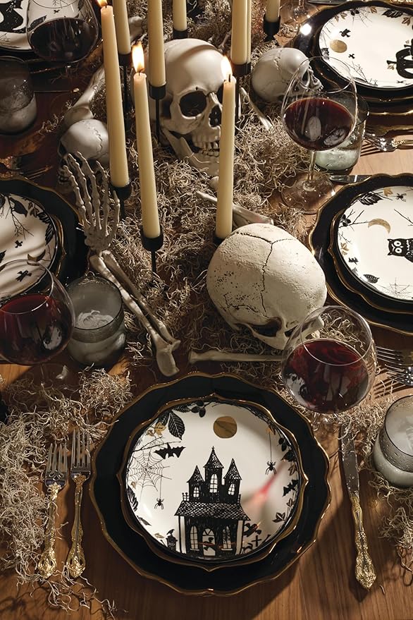 Lenox 896842 Contempo Luxe Black Dinner Plates Set of 4