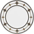 Lenox Vintage Jewel Platinum Banded Bone China Accent Plate 9 White -